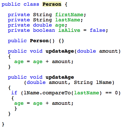 overloaded constructor example